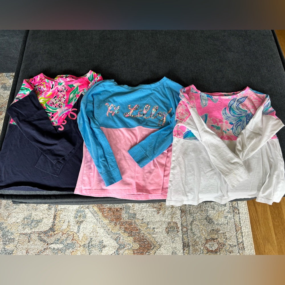 Lilly Pulitzer little girl long sleeve shirts